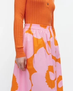 Hameet^Marimekko Garrel Unikko Puuvillapopliinihame