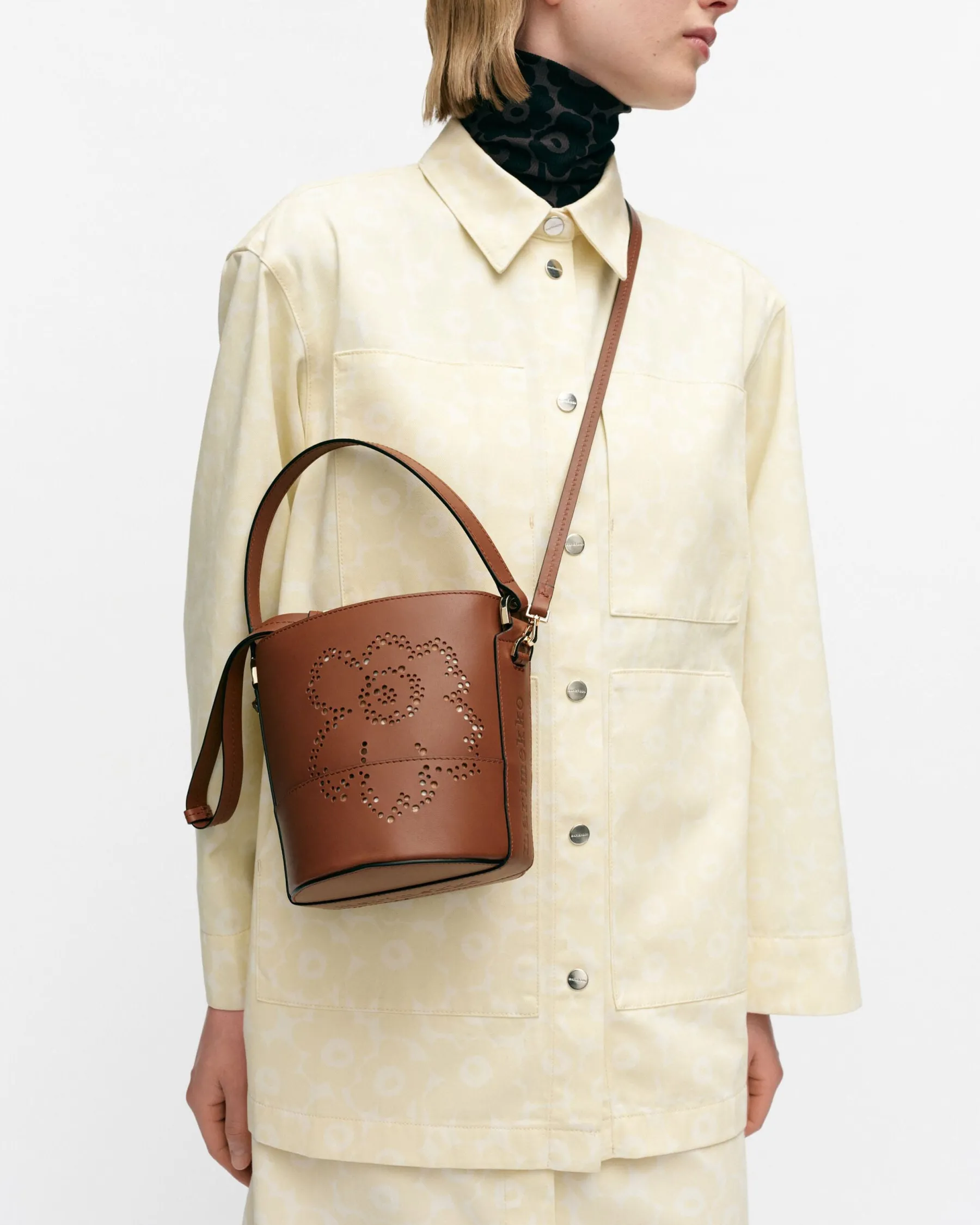 Olkalaukut^Marimekko Imprint Small Bucket Unikko Olkalaukku