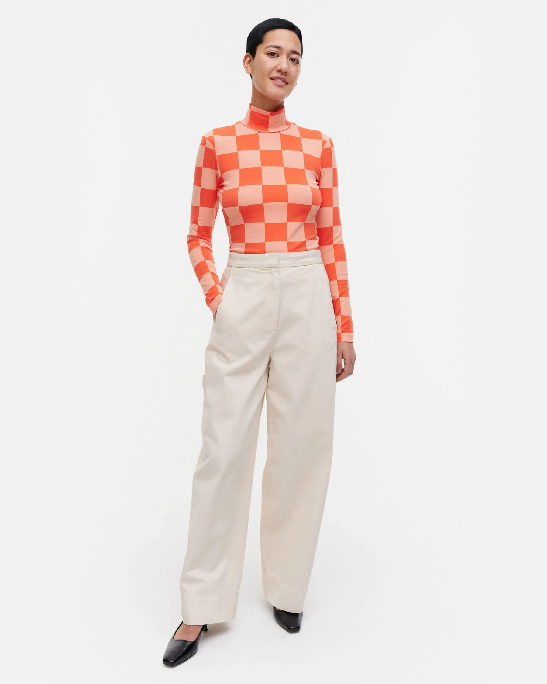 Paidat Ja Tunikat^Marimekko Ju00E4Ku00E4Lu00E4 Kukko Ja Kana Poolopaita