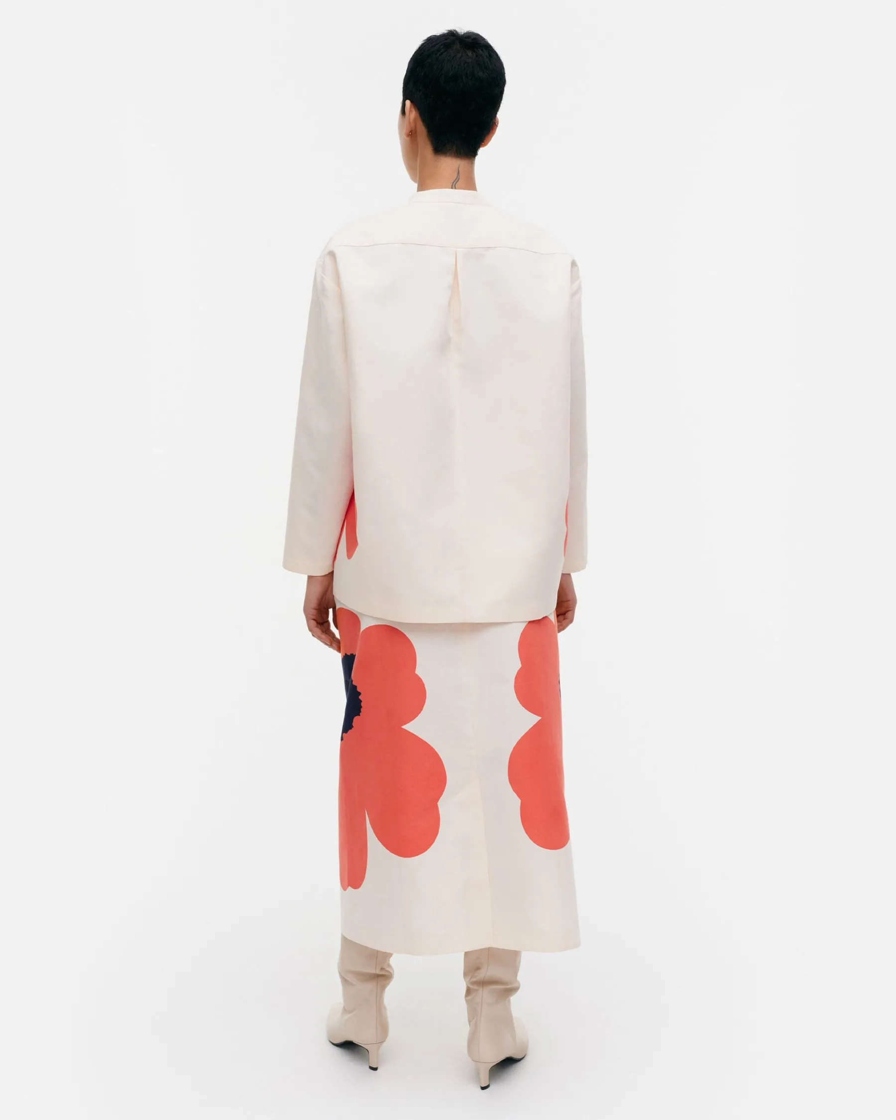 Paidat Ja Tunikat^Marimekko Kerran Heijastus Unikko Puuvillapellavapaita