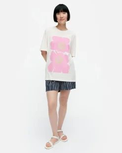 Paidat Ja Tunikat^Marimekko Kioski Embla Unikko Placement T-Paita