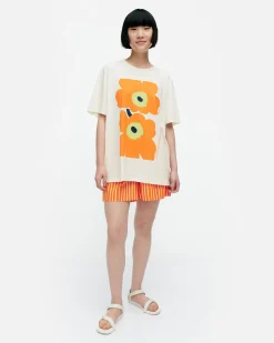 Paidat Ja Tunikat^Marimekko Kioski Embla Unikko Placement T-Paita