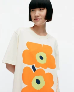 Paidat Ja Tunikat^Marimekko Kioski Embla Unikko Placement T-Paita
