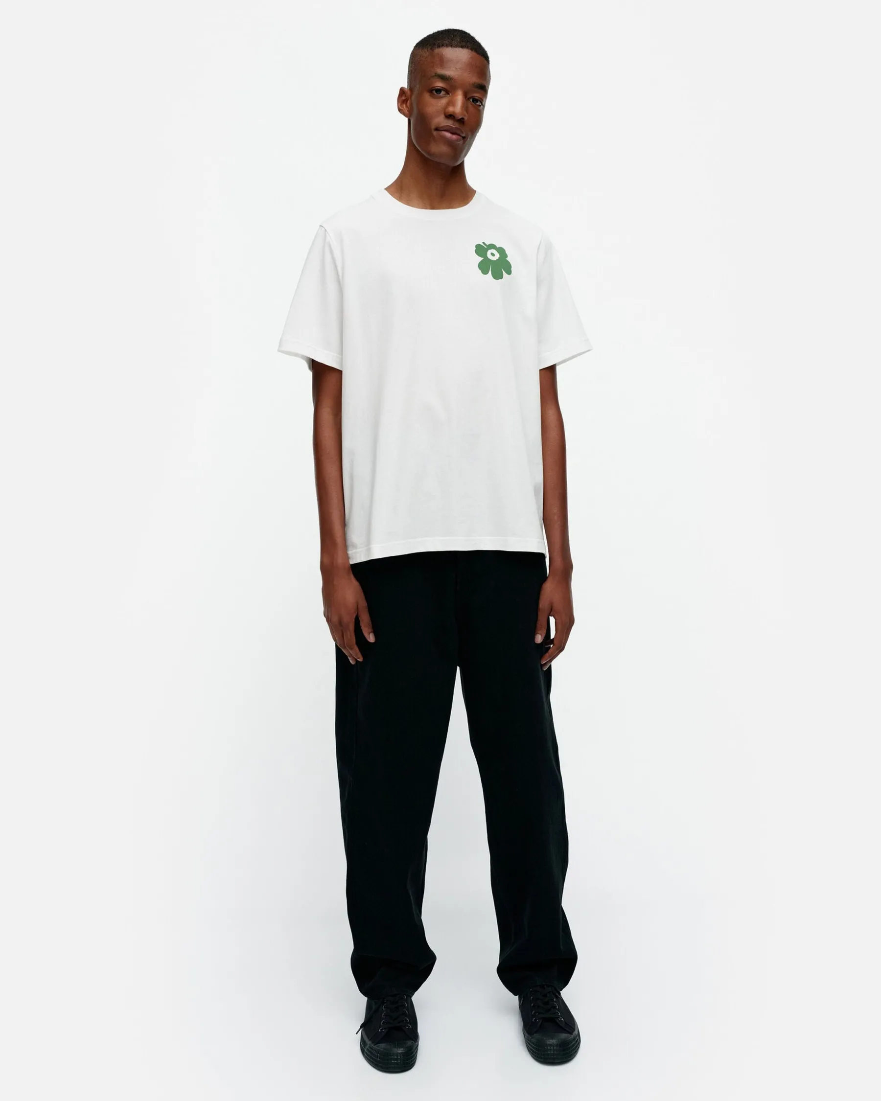 Unisex^Marimekko Kioski Embla Unikko Placement T-Paita