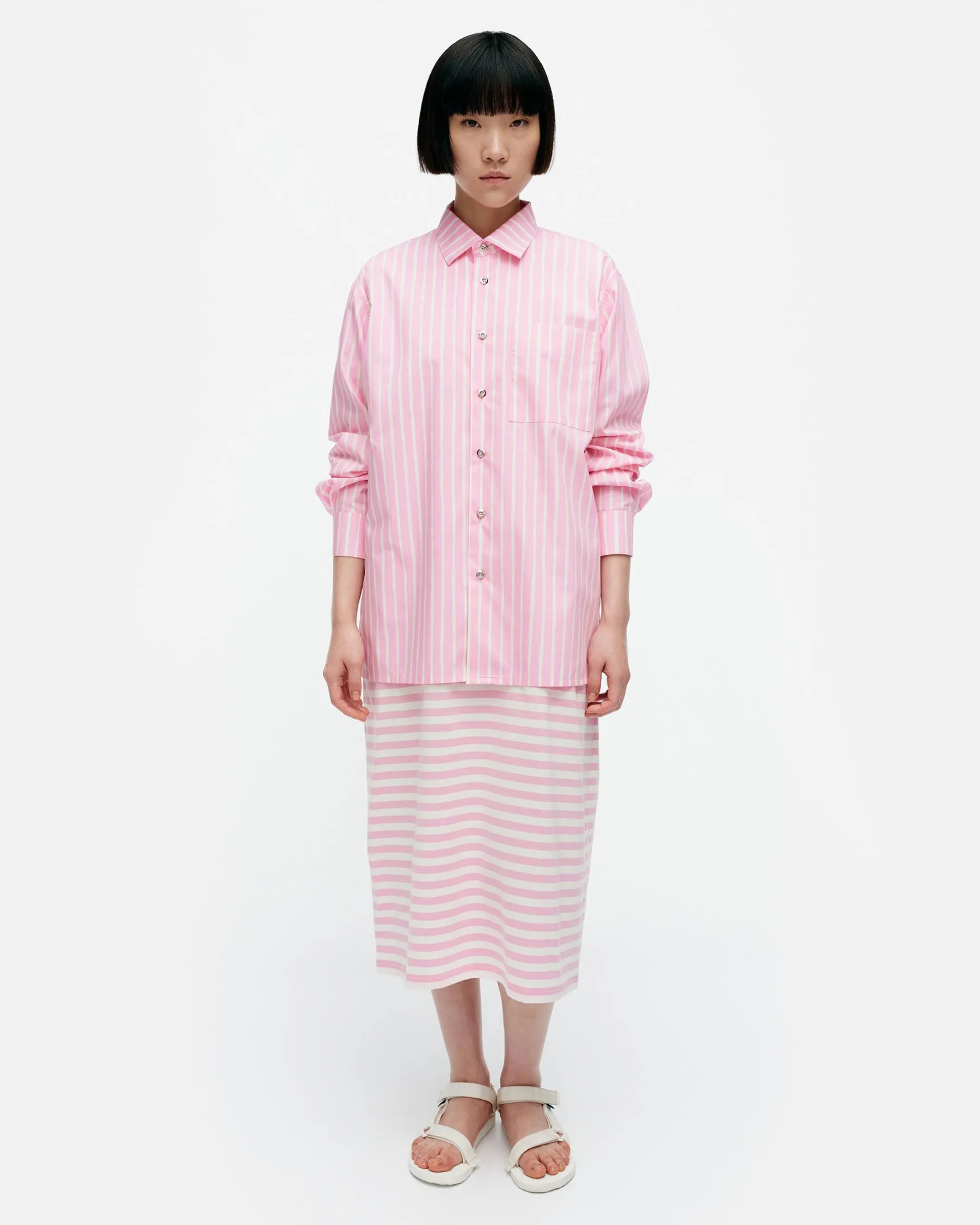 Unisex^Marimekko Kioski Jokapoika Puuvillapaita