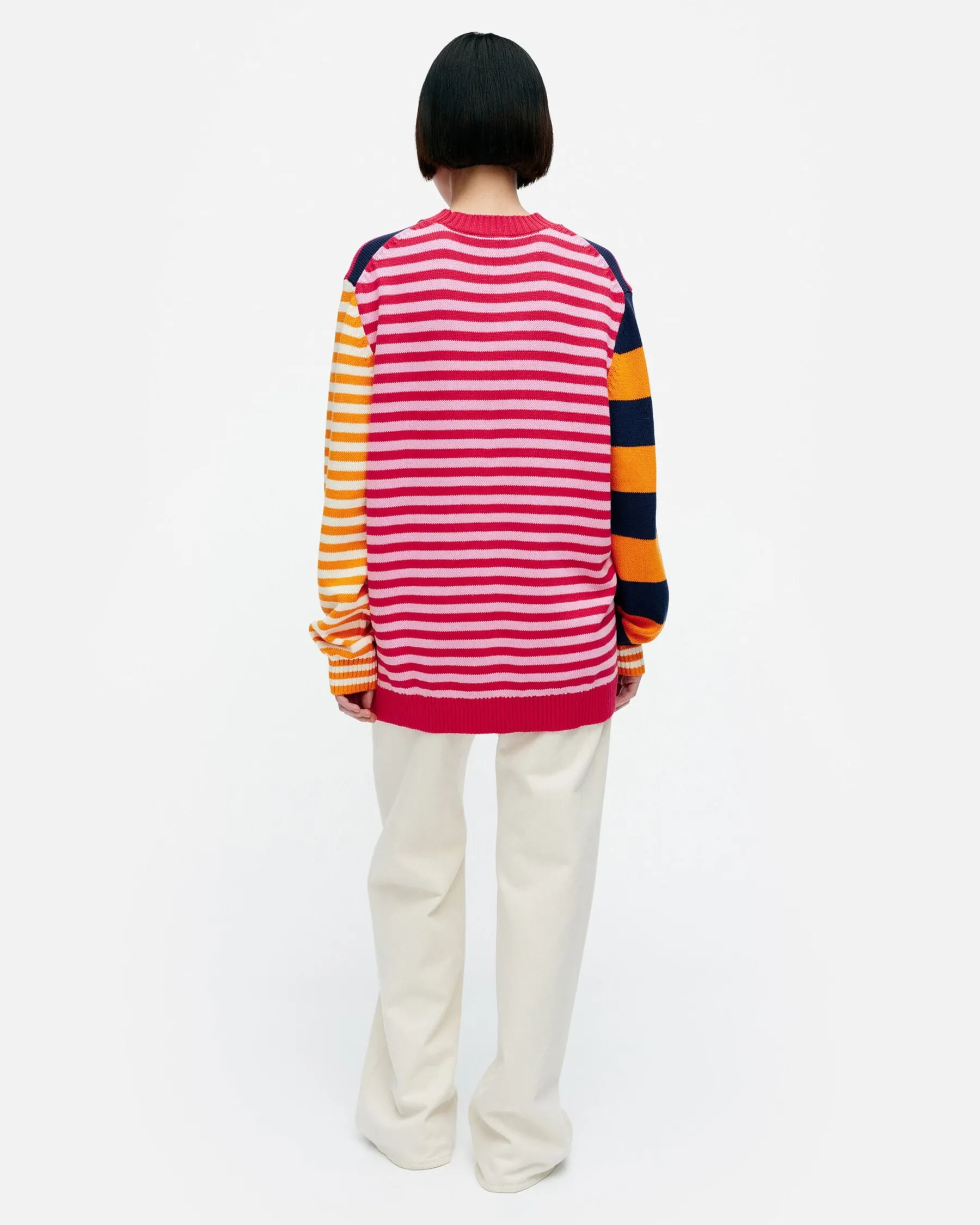 Neuleet^Marimekko Kioski Kesu00E4Koju Maalis Patja Puuvillaneulepaita