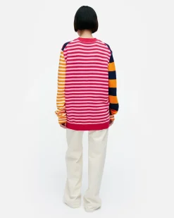 Unisex^Marimekko Kioski Kesu00E4Koju Maalis Patja Puuvillaneulepaita