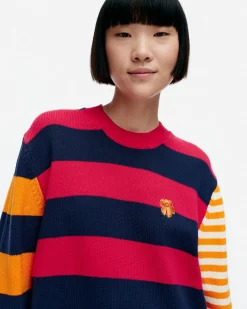 Unisex^Marimekko Kioski Kesu00E4Koju Maalis Patja Puuvillaneulepaita