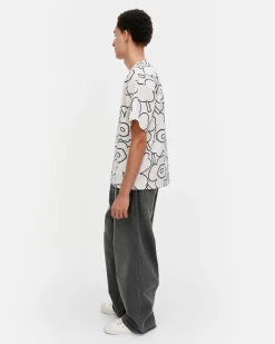 Paidat Ja Tunikat^Marimekko Kioski Nopeus Pieni Piirto Unikko T-Paita