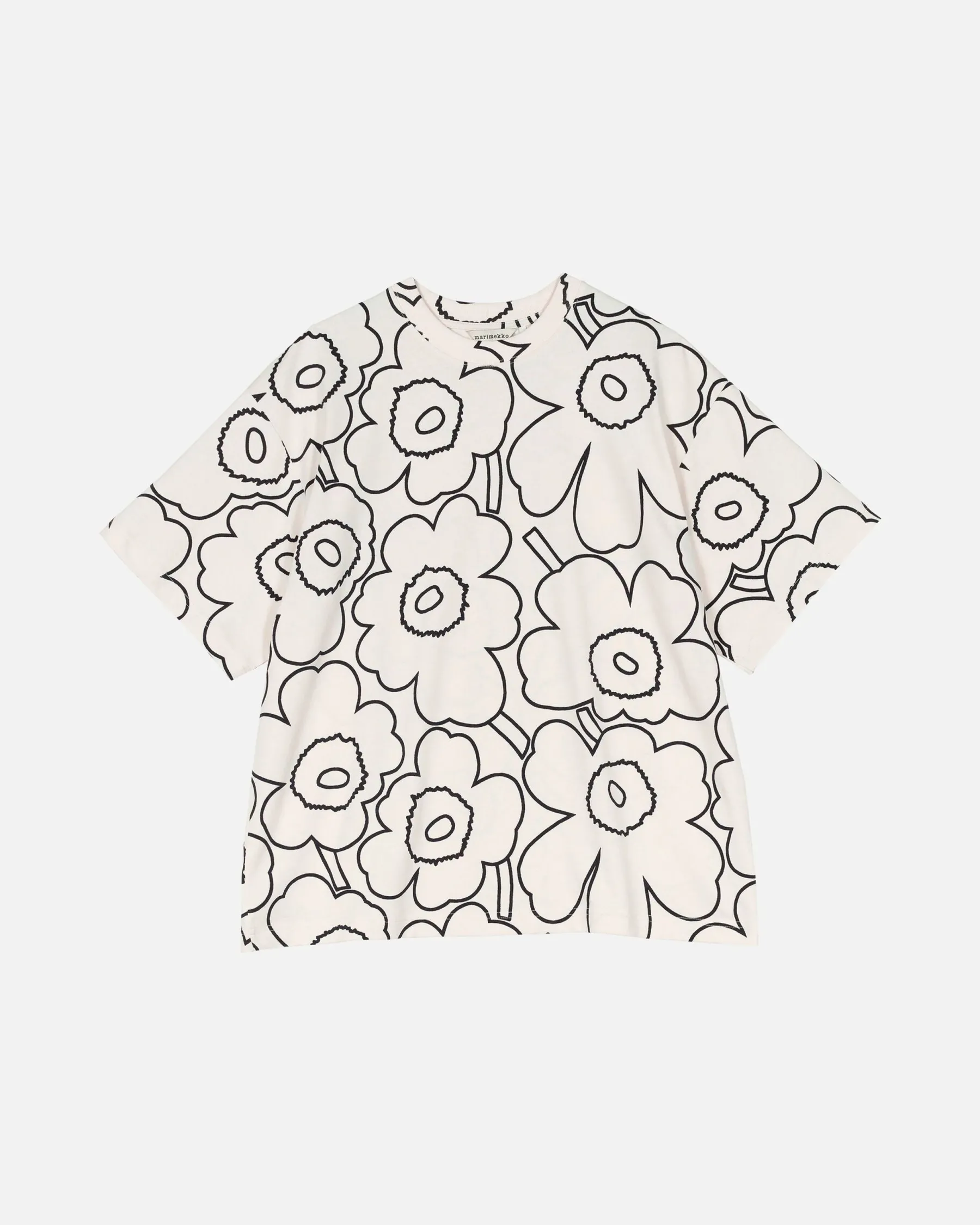 Paidat Ja Tunikat^Marimekko Kioski Nopeus Pieni Piirto Unikko T-Paita