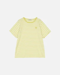 Unisex^Marimekko Kioski Tasaraita Men Shortsleeve T-Paita