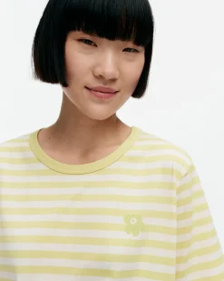 Paidat Ja Tunikat^Marimekko Kioski Tasaraita Men Shortsleeve T-Paita