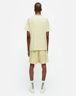 Paidat Ja Tunikat^Marimekko Kioski Tasaraita Men Shortsleeve T-Paita