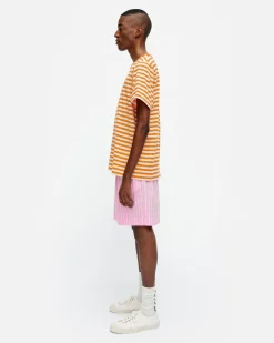 Paidat Ja Tunikat^Marimekko Kioski Tasaraita Men Shortsleeve T-Paita