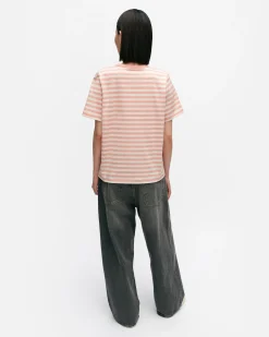 Paidat Ja Tunikat^Marimekko Kioski Tasaraita Relaxed Shortsleeve T-Paita