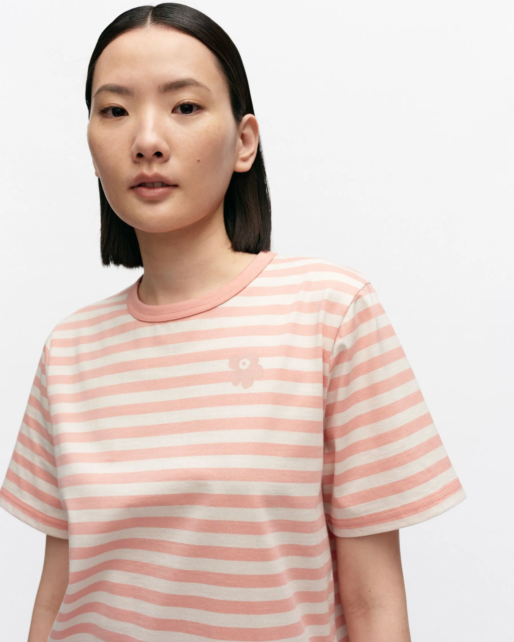 Paidat Ja Tunikat^Marimekko Kioski Tasaraita Relaxed Shortsleeve T-Paita