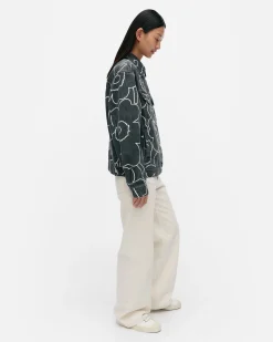 Unisex^Marimekko Kioski Ystu00E4Vyys Pieni Piirto Unikko 2 Farkkutakki