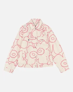 Takit Ja Jakut^Marimekko Kioski Ystu00E4Vyys Pieni Piirto Unikko 2 Farkkutakki