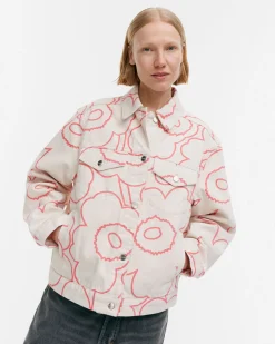 Unisex^Marimekko Kioski Ystu00E4Vyys Pieni Piirto Unikko 2 Farkkutakki