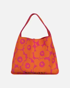 Olkalaukut^Marimekko Knitted Bag Large Unikko Olkalaukku