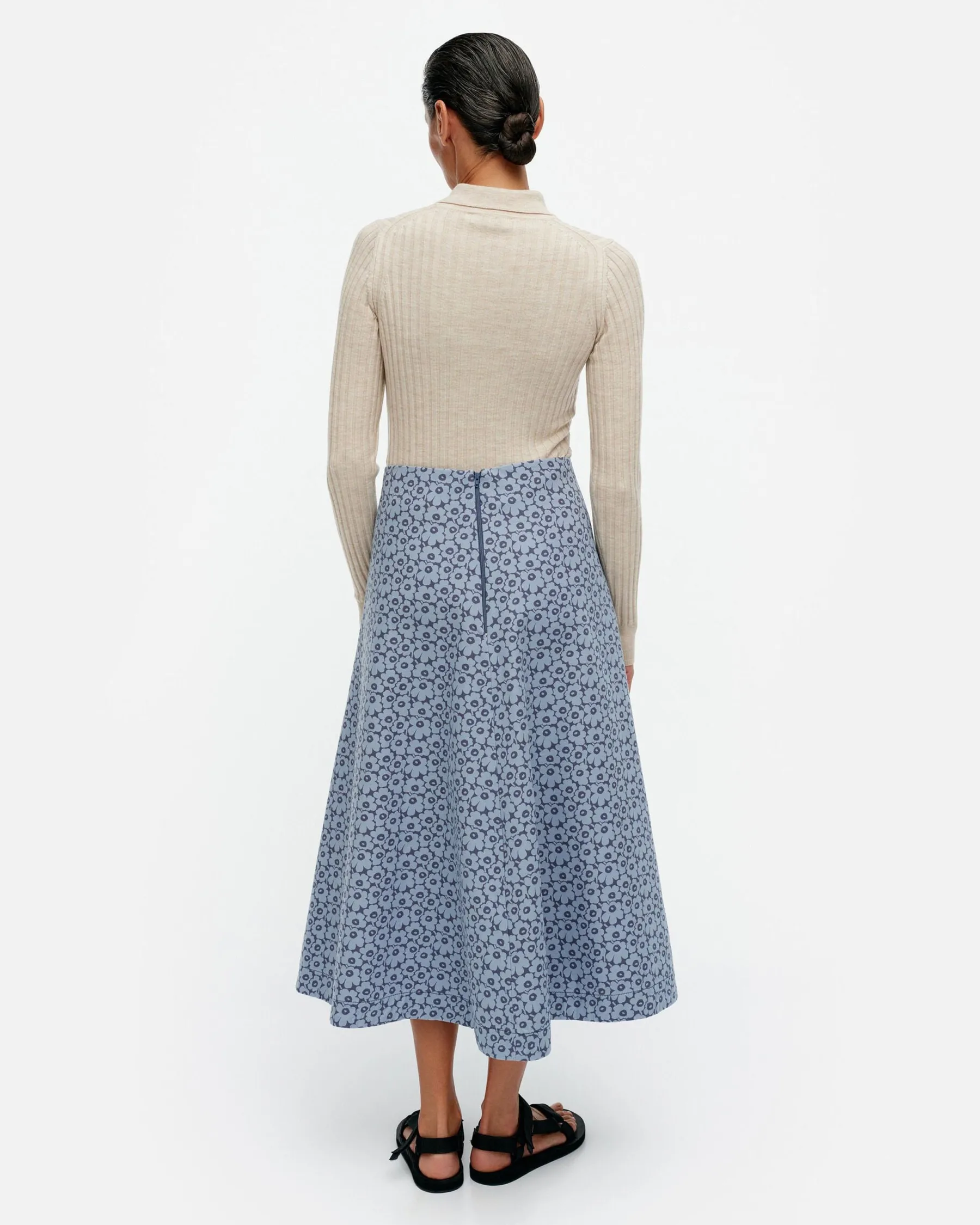 Hameet^Marimekko Koski Unikko Puuvillahame