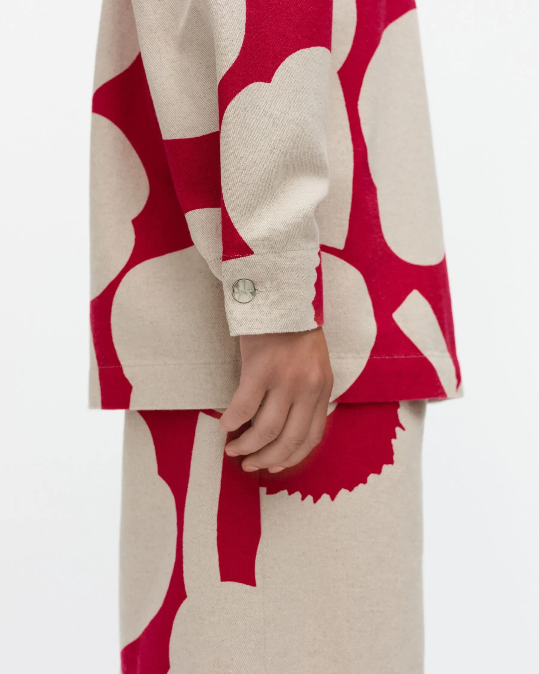 Paidat Ja Tunikat^Marimekko Kulmat Unikko Puuvillapellavapaitatakki