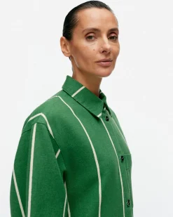 Paidat Ja Tunikat^Marimekko Kulmat Vesi Puuvillapellavapaitatakki