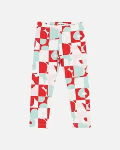 Lastenvaatteet^Marimekko Lairi Ruutu Unikko Ii Housut