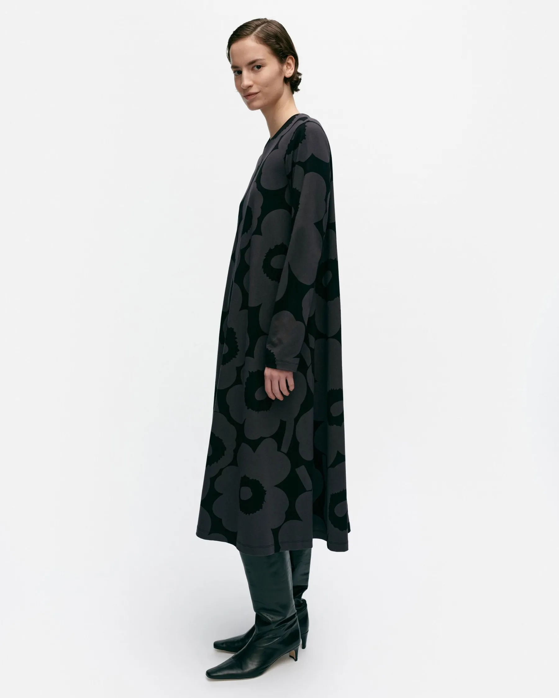 Mekot^Marimekko Lehtokielo Unikko Trikoomekko