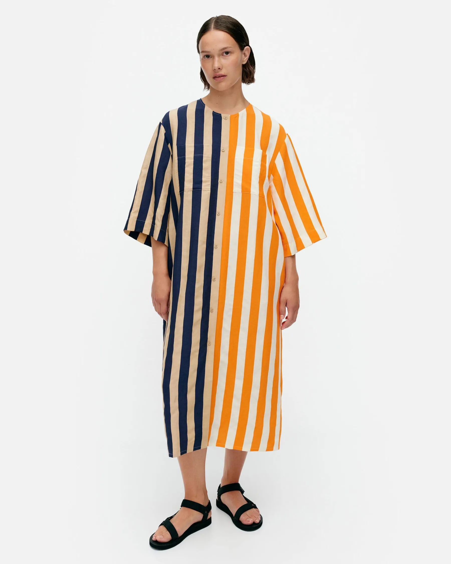 Mekot^Marimekko Markkinat Merirosvo Kuprosekoitemekko