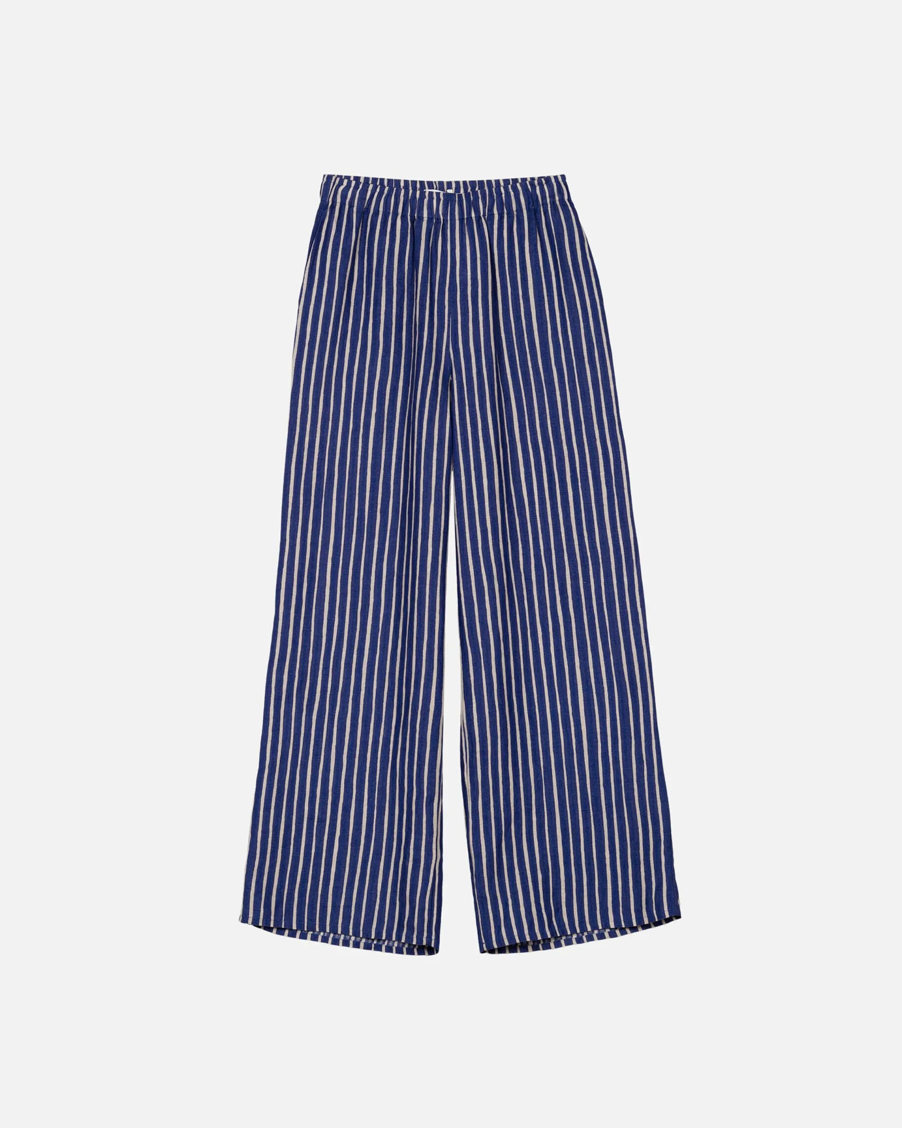 Housut^Marimekko Merivirta Piccolo Pellavahousut