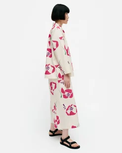 Paidat Ja Tunikat^Marimekko Mikea Helakka Puuvillapopliinipaita