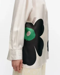 Paidat Ja Tunikat^Marimekko Outi Heijastus Unikko Silkkipaita