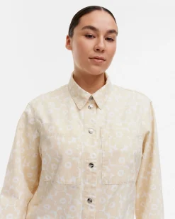 Housut^Marimekko Papaver Unikko Puuvillahaalari