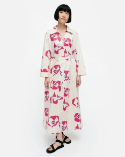 Mekot^Marimekko Perenna Helakka Puuvillapopliinimekko