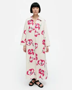 Mekot^Marimekko Perenna Helakka Puuvillapopliinimekko