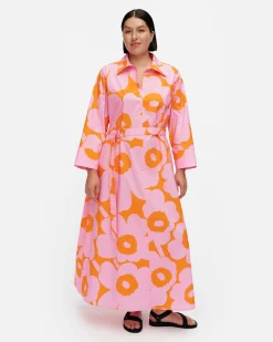 Mekot^Marimekko Perenna Unikko Puuvillapopliinimekko