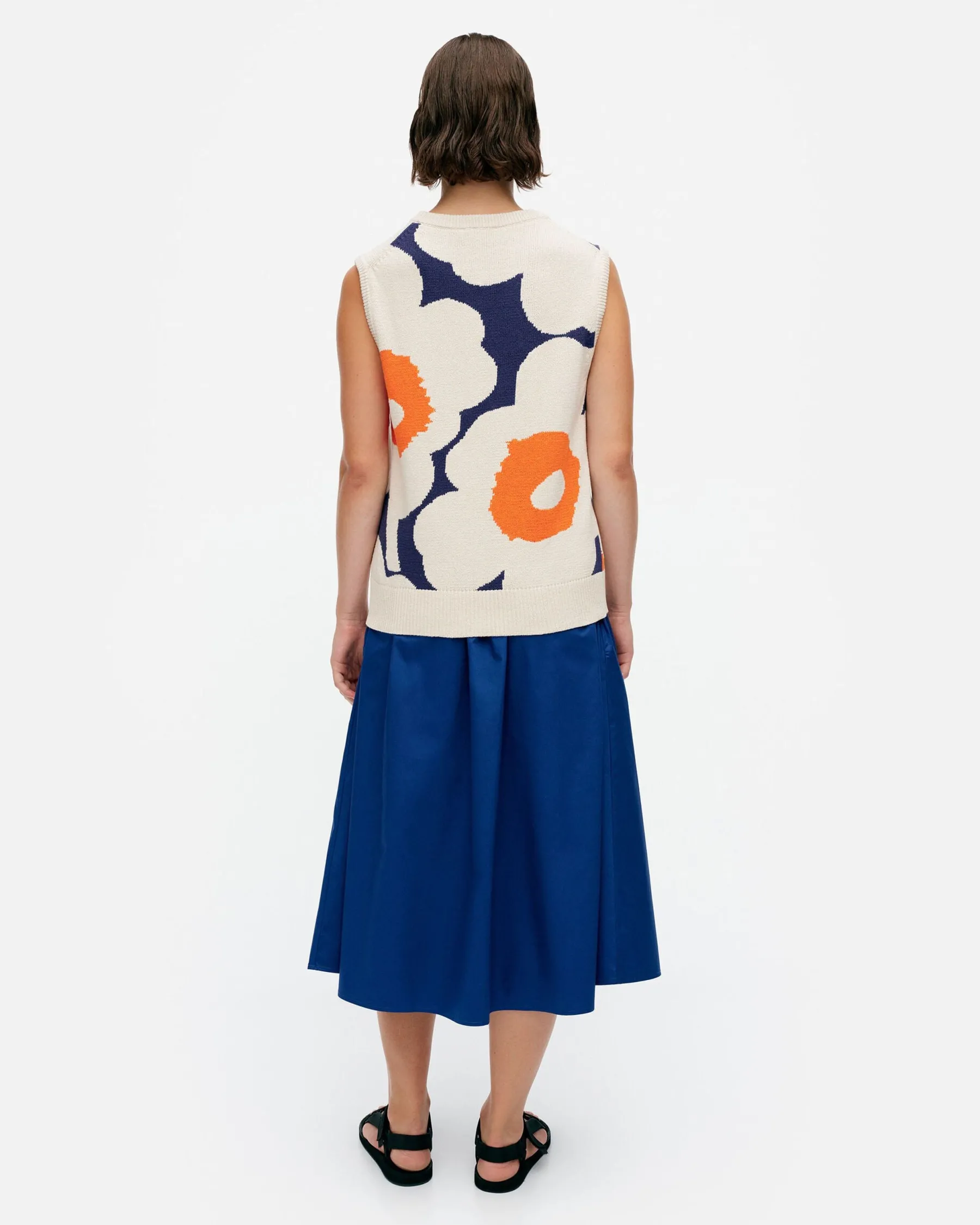 Paidat Ja Tunikat^Marimekko Pioneeri Unikko Puuvillaneuleliivi