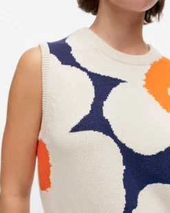 Paidat Ja Tunikat^Marimekko Pioneeri Unikko Puuvillaneuleliivi