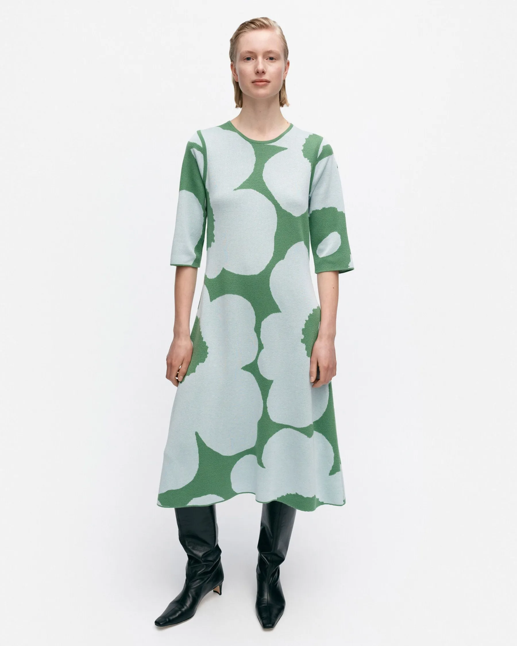 Neuleet^Marimekko Pointti Unikko Villaneulemekko