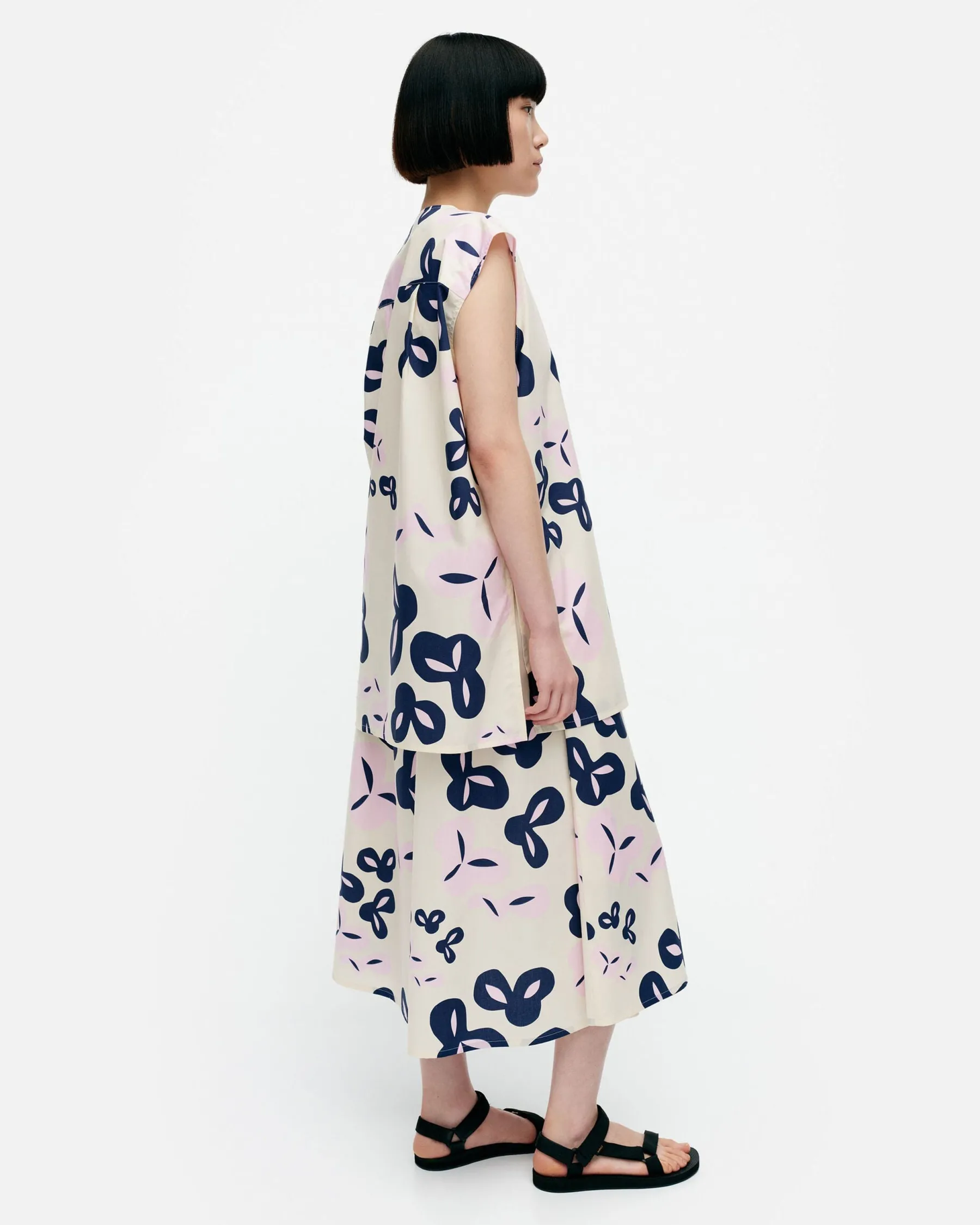 Paidat Ja Tunikat^Marimekko Pudas Poiminto Puuvillapopliinitunika