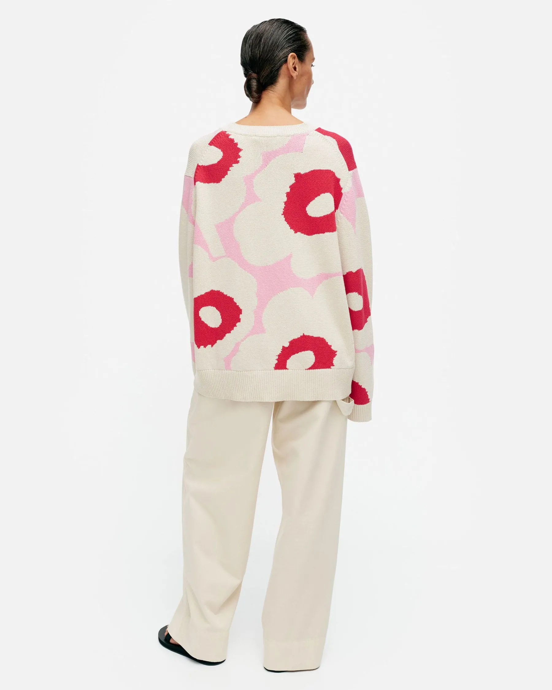 Paidat Ja Tunikat^Marimekko Pu00E4Ivu00E4 Unikko Puuvillaneulepusero