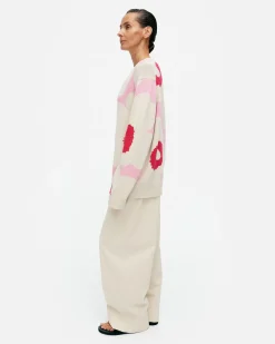 Unisex^Marimekko Pu00E4Ivu00E4 Unikko Puuvillaneulepusero