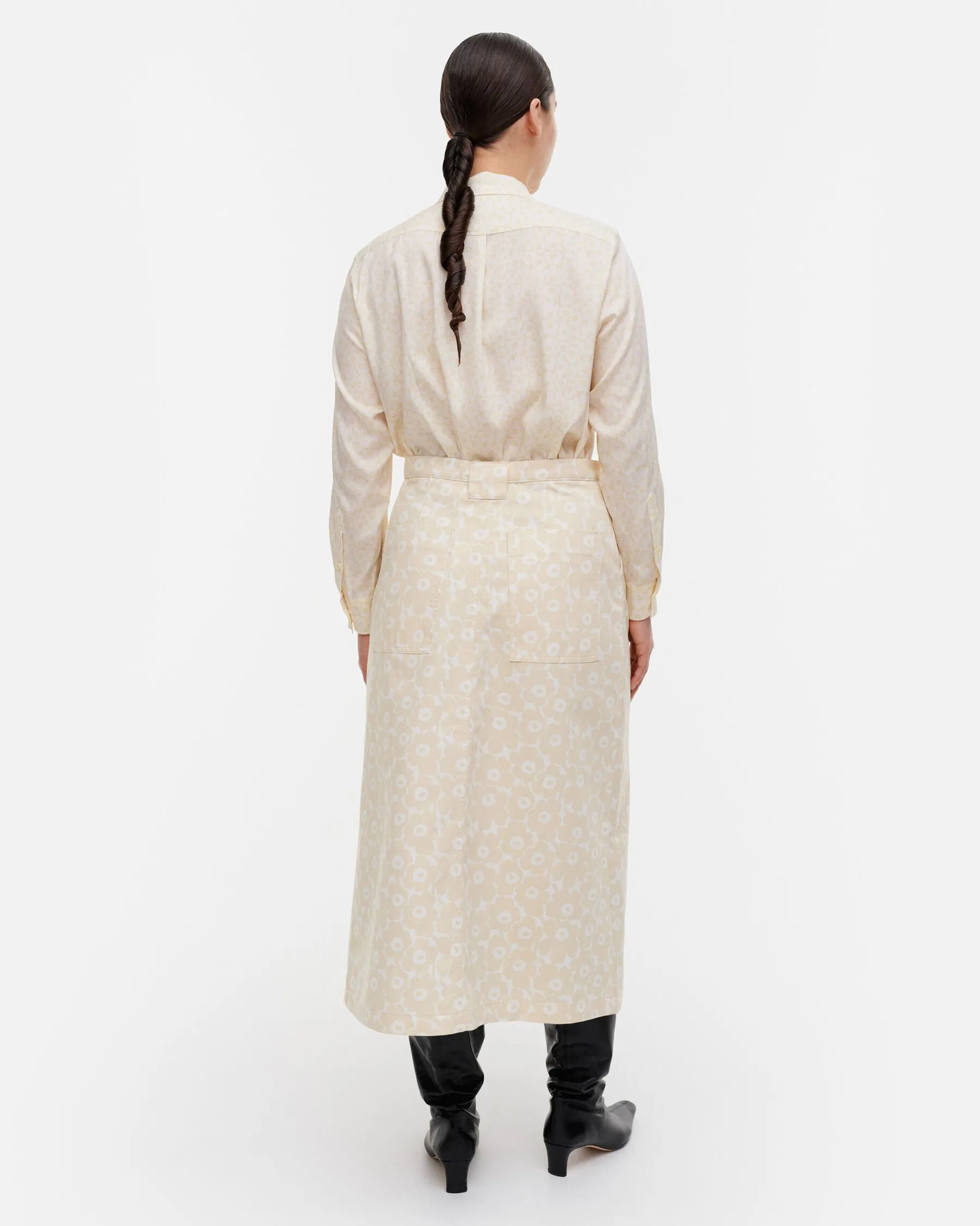 Hameet^Marimekko Puoli Unikko Puuvillahame