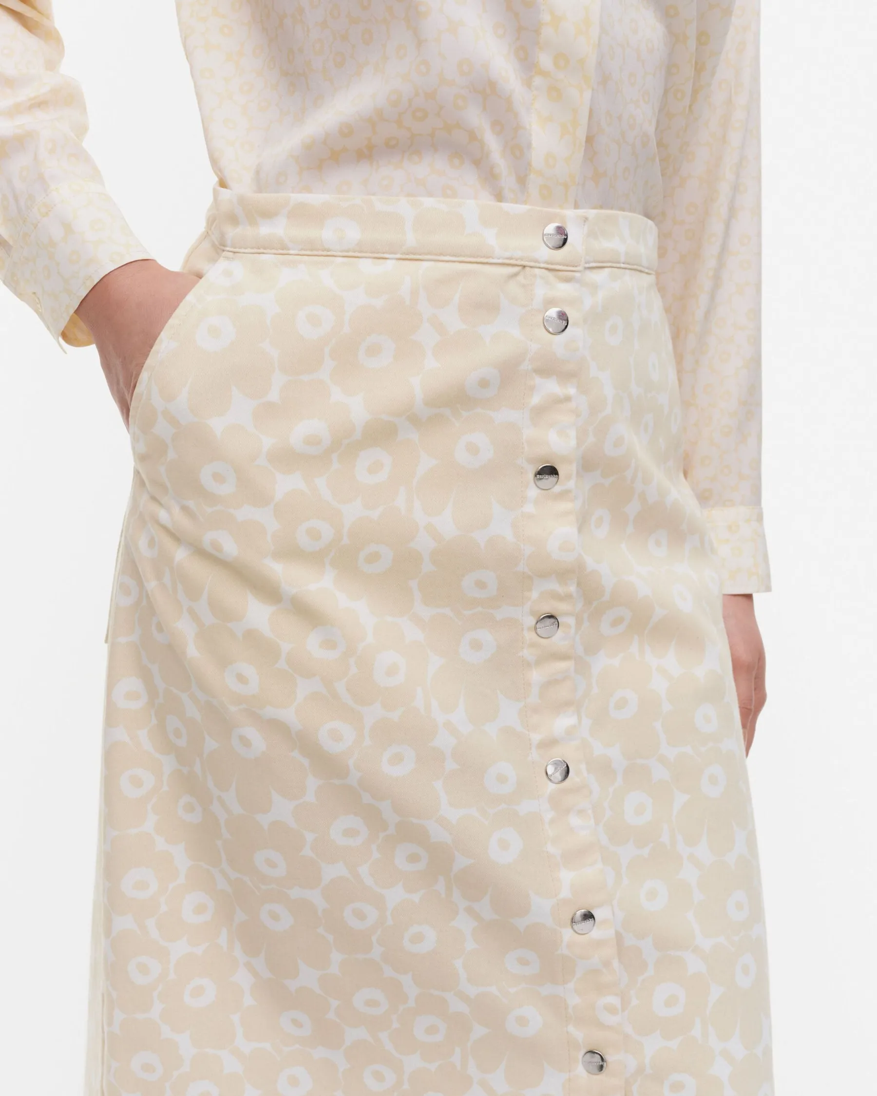 Hameet^Marimekko Puoli Unikko Puuvillahame