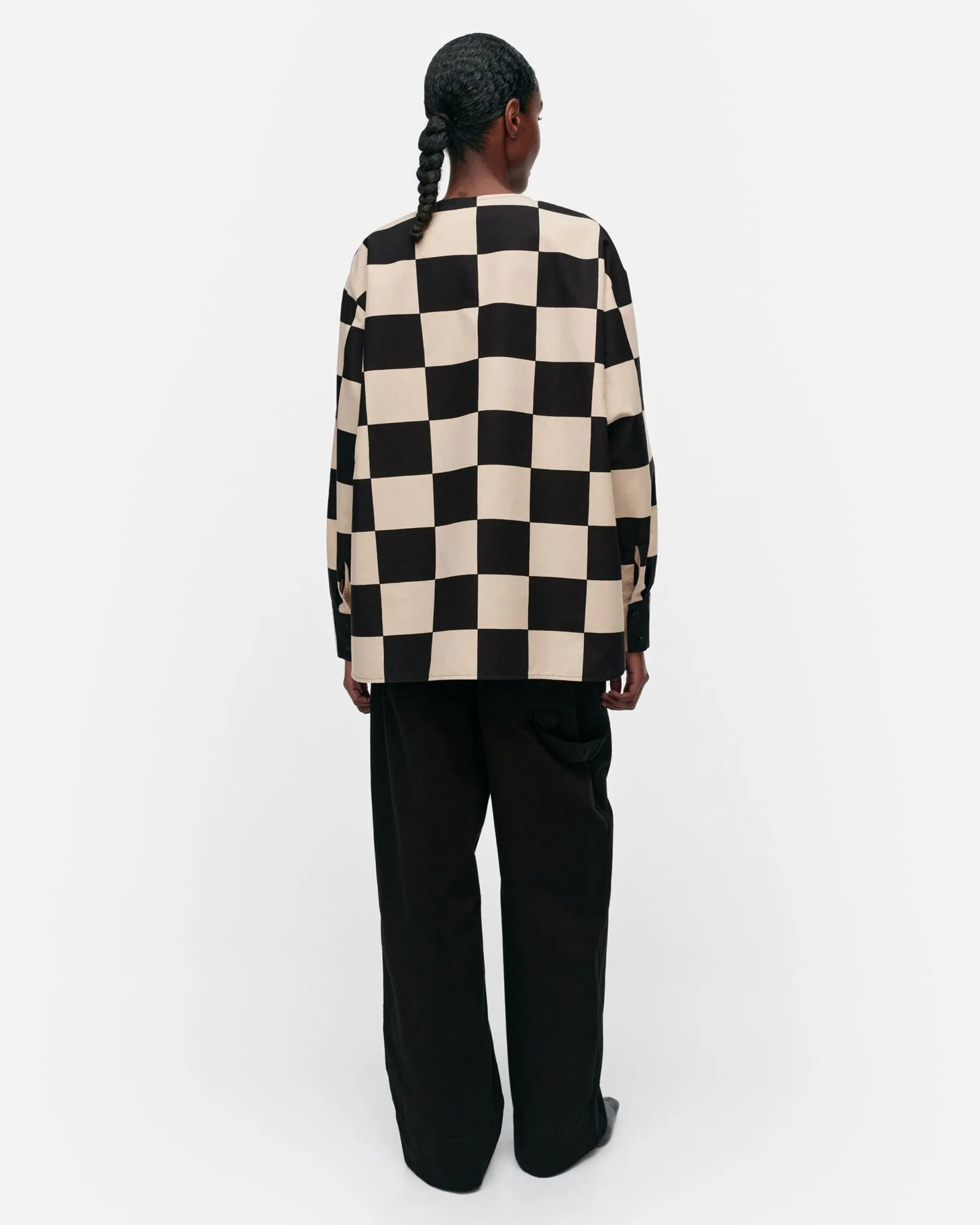 Paidat Ja Tunikat^Marimekko Reuna Kukko Ja Kana Puuvillapellavatunika