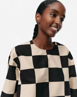 Paidat Ja Tunikat^Marimekko Reuna Kukko Ja Kana Puuvillapellavatunika
