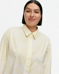 Paidat Ja Tunikat^Marimekko Ruoste Unikko Puuvillapopliinipaita