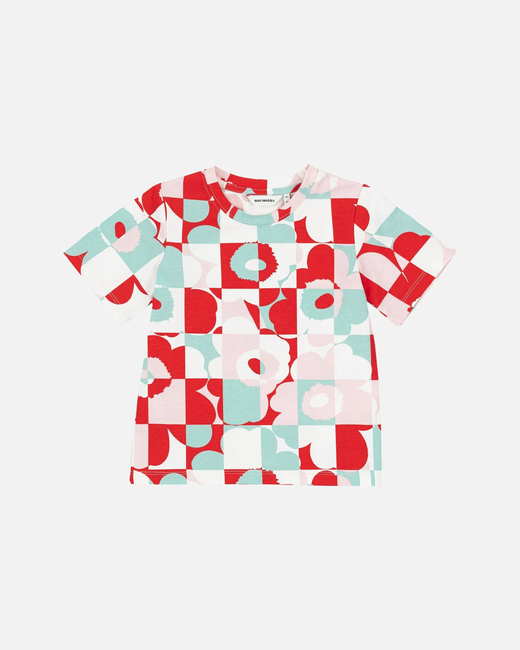 Lastenvaatteet^Marimekko Soida Ruutu Unikko Ii T-Paita