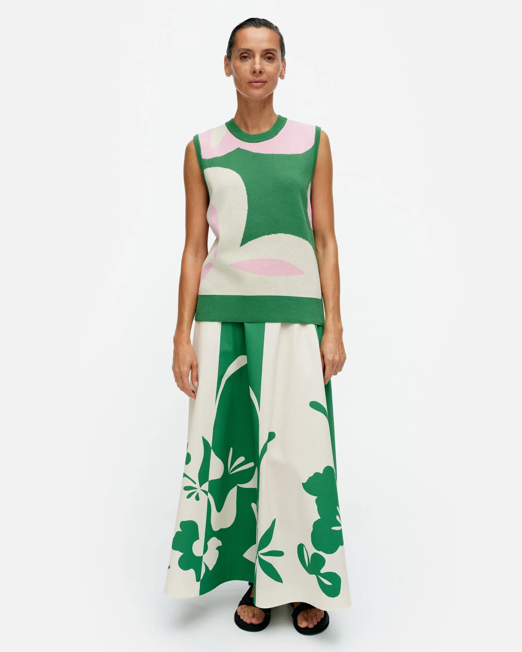 Paidat Ja Tunikat^Marimekko Vesikko Poiminto Puuvillaneuleliivi